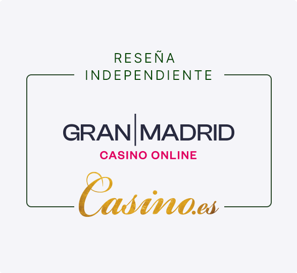 Reseña independiente de Casino Gran Madrid Online por Casino.es