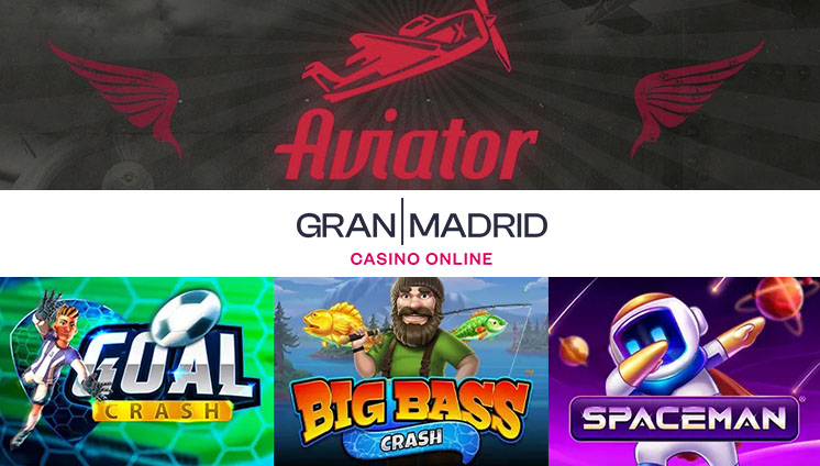 Juegos crash en Casino Gran Madrid Online