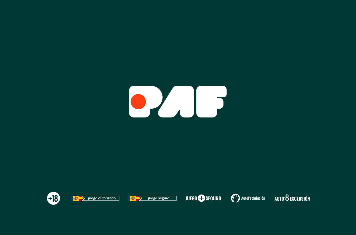 Captura de la página de Paf