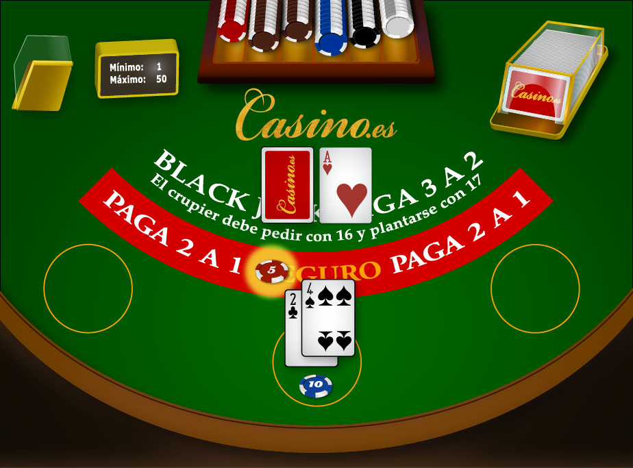 Apuestas de seguro en el blackjack americano