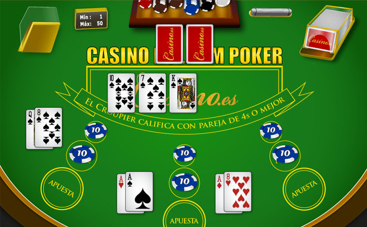 Vídeo cómo jugar al juego Casino Hold'em