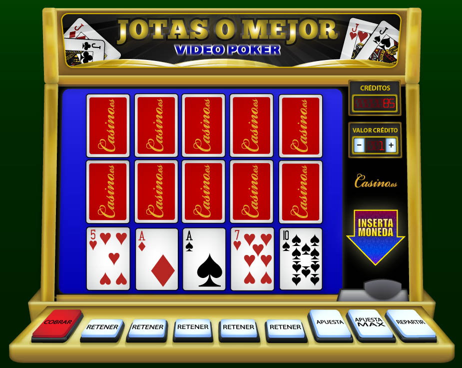 Máquina video poker multimano Triple Video Poker