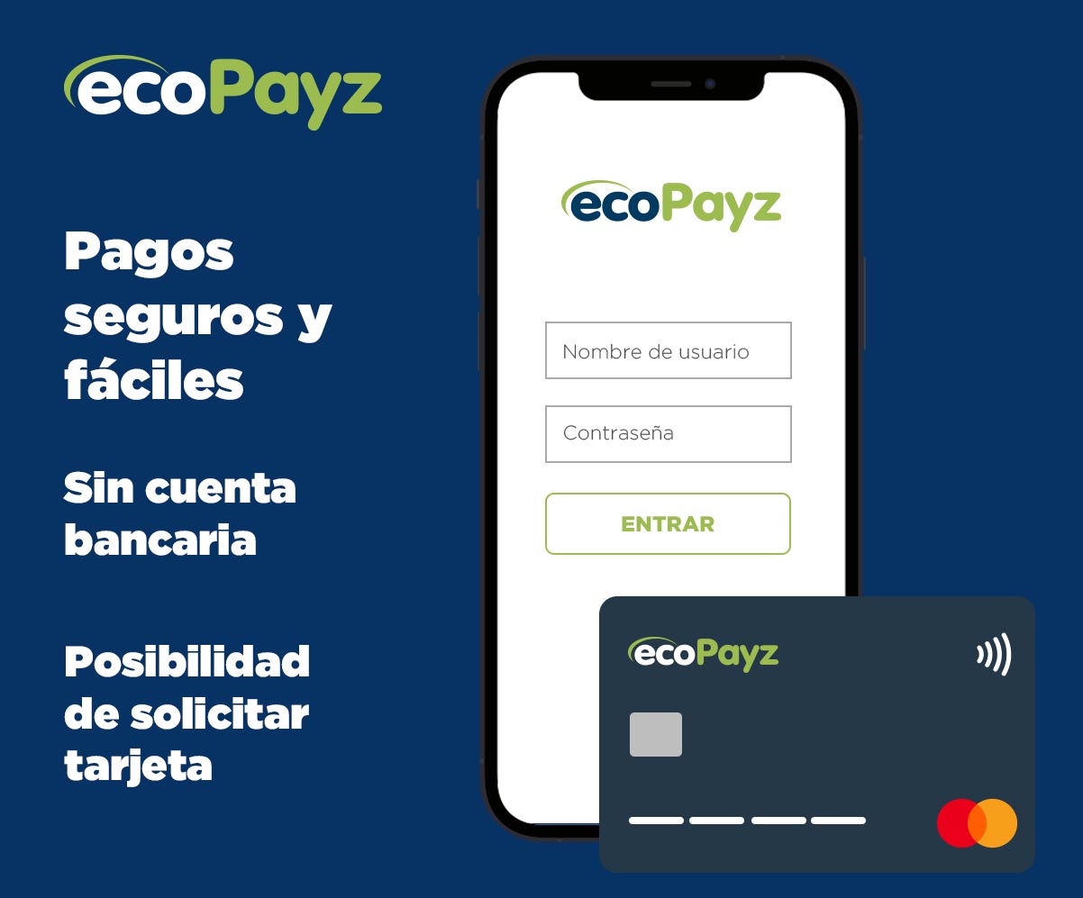 ecoPayz permite hacer ingresos en casinos online