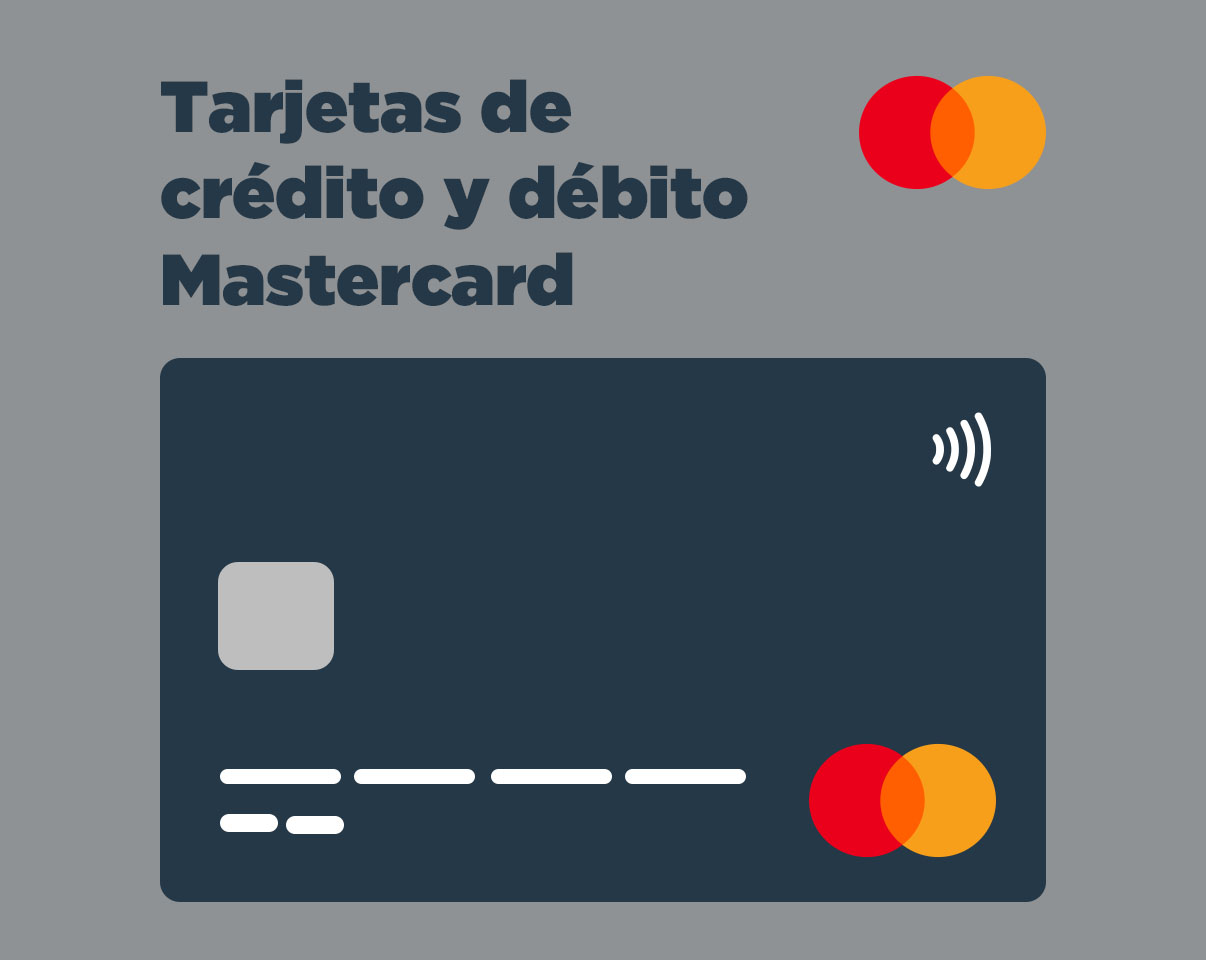 Tarjetas de crédito y débito Mastercard