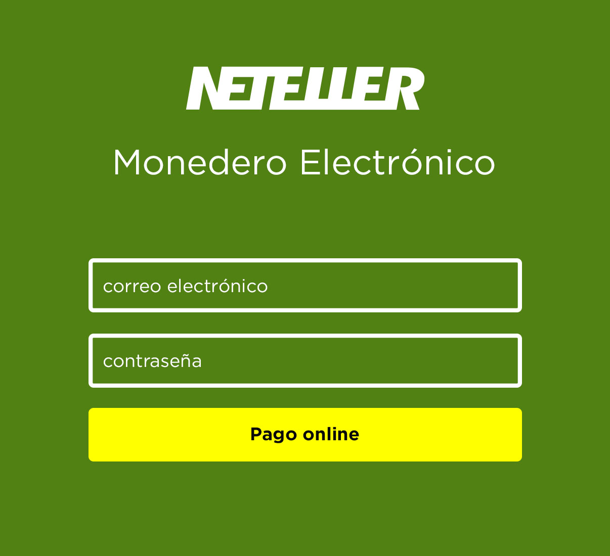 Neteller es un monedero electrónico