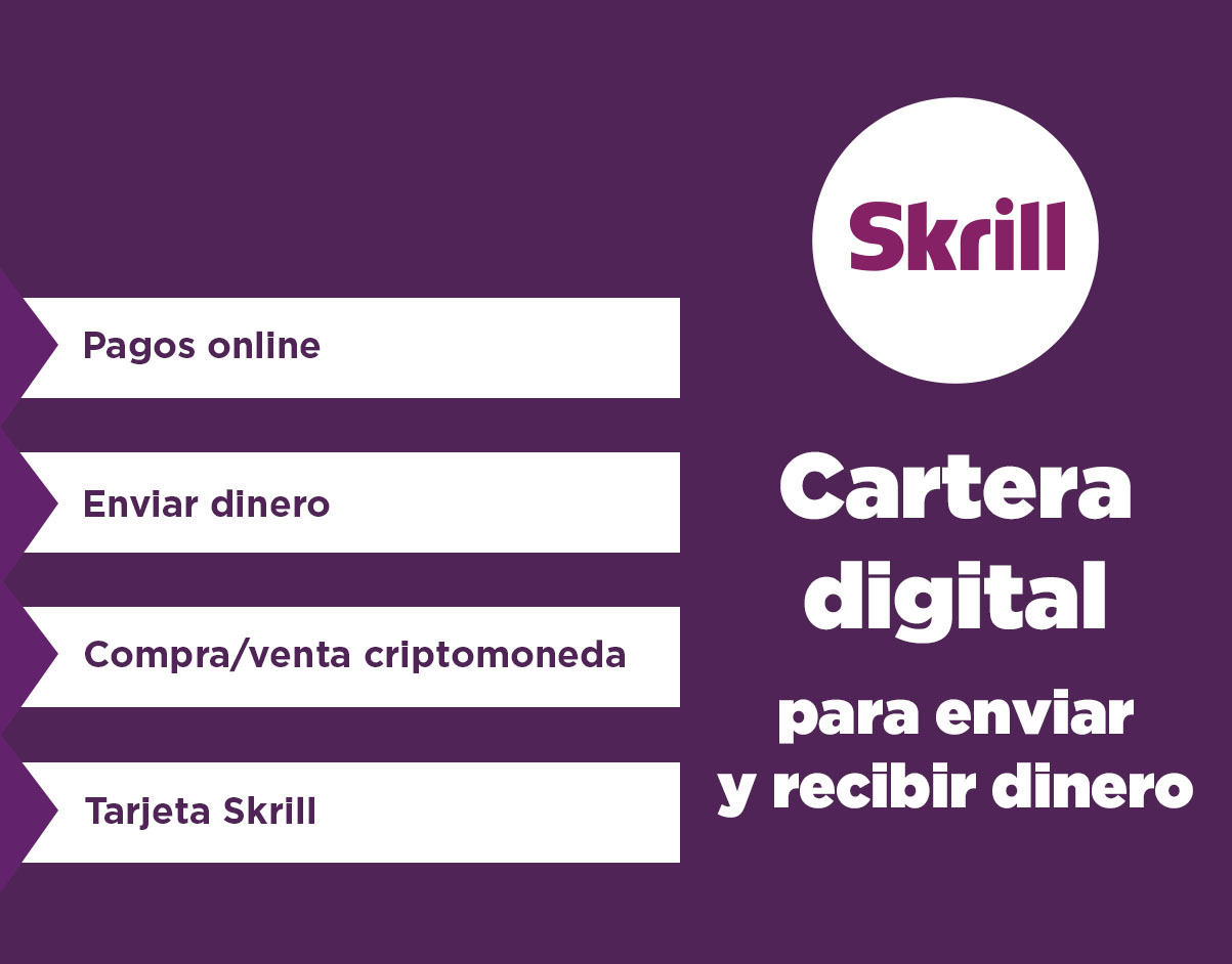 Depósitos y retiradas con el monedero electrónico Skrill