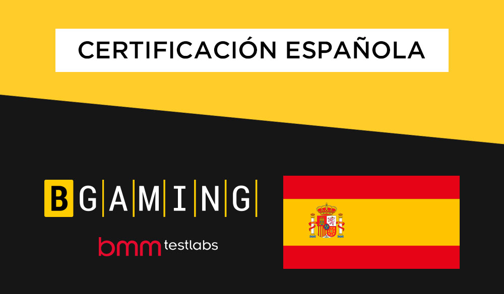 BGaming obtiene la certificación española para sus juegos