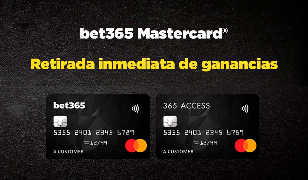 Tarjeta Mastercard bet365