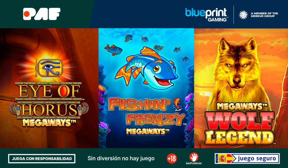 Slots populares de Blueprint en Paf Casino
