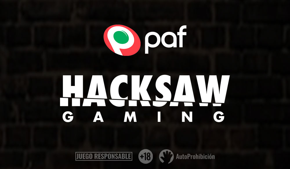Paf incluye a Hacksaw Gaming