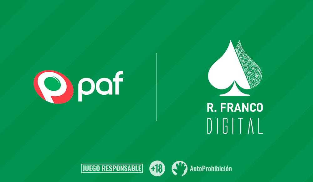 R. Franco nuevo proveedor de Paf Casino