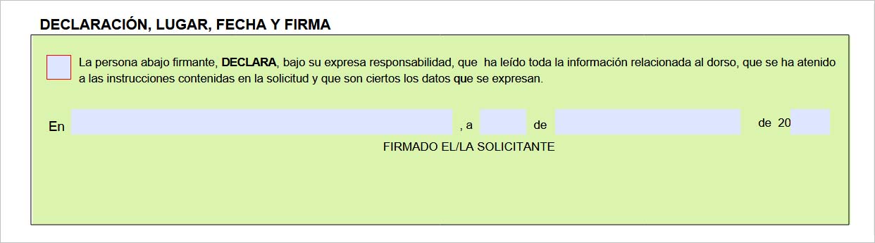 Bloque donde se debe firmar el formulario para la inscripción al servicio Phishing Alert de forma presencial