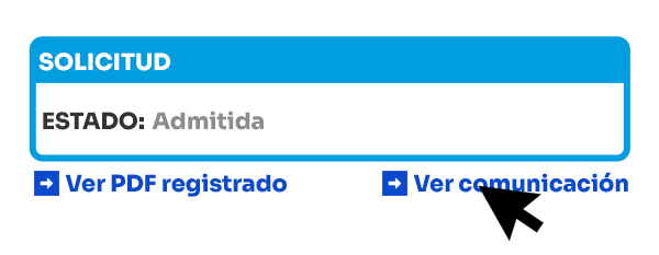 Inscripción electrónica completada