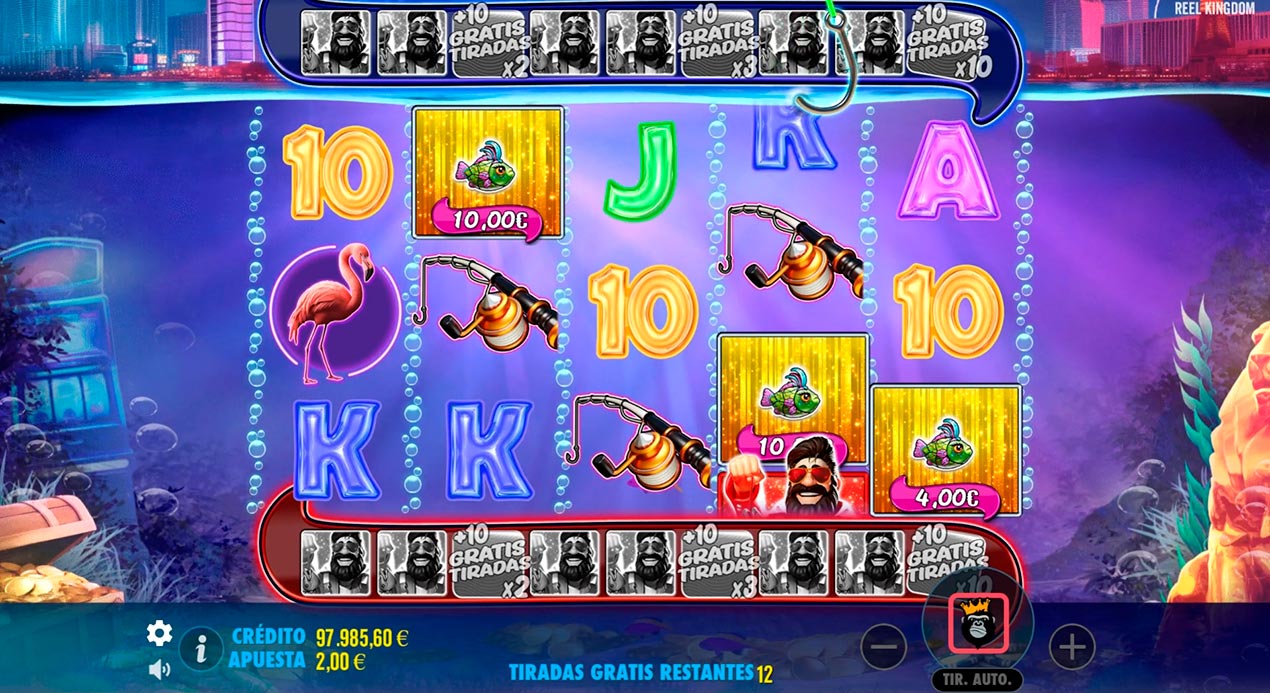 Función anzuelo en las super tiradas gratis
