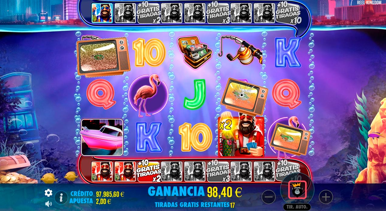 Función explosiva en las super tiradas gratis